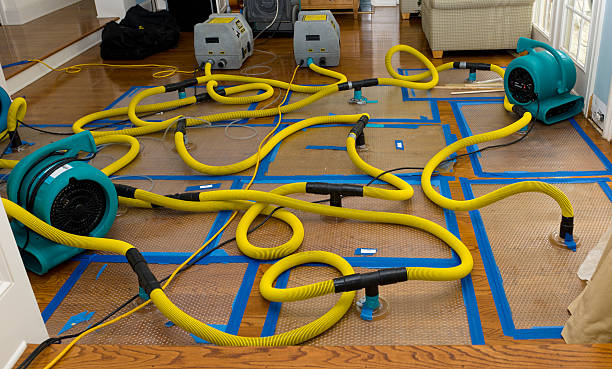 Professional Storm Water Damage Restoration technician working in Unionville, VA